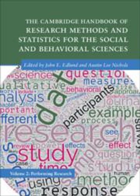 The Cambridge Handbook of Research Methods and Statistics for the Social and Behavioral Sciences: Volume 2, Buch