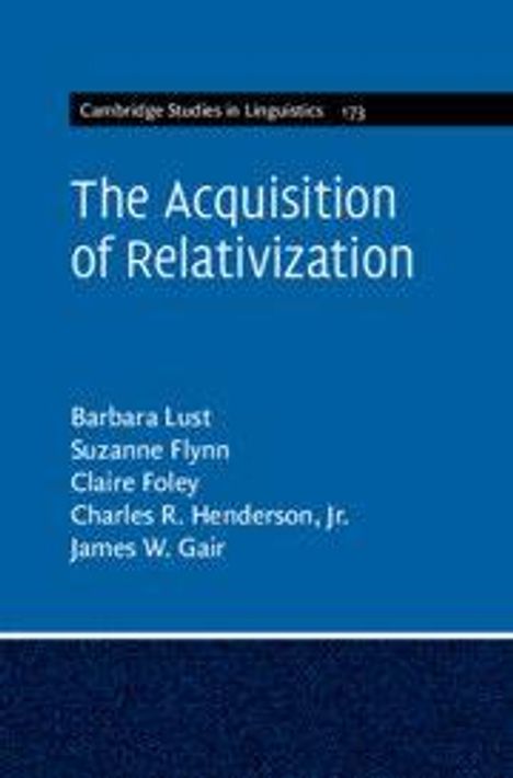Barbara Lust: The Acquisition of Relativization, Buch