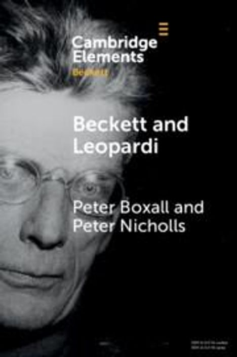 Peter Nicholls: Beckett and Leopardi, Buch