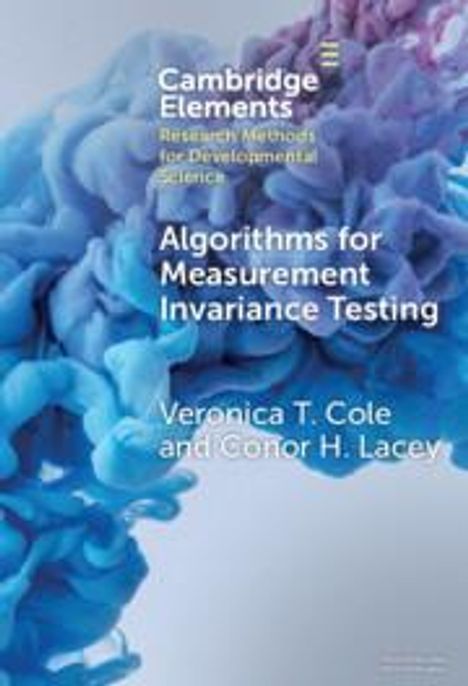 Veronica Cole: Algorithms for Measurement Invariance Testing, Buch