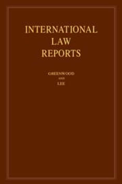 International Law Reports: Volume 208, Buch