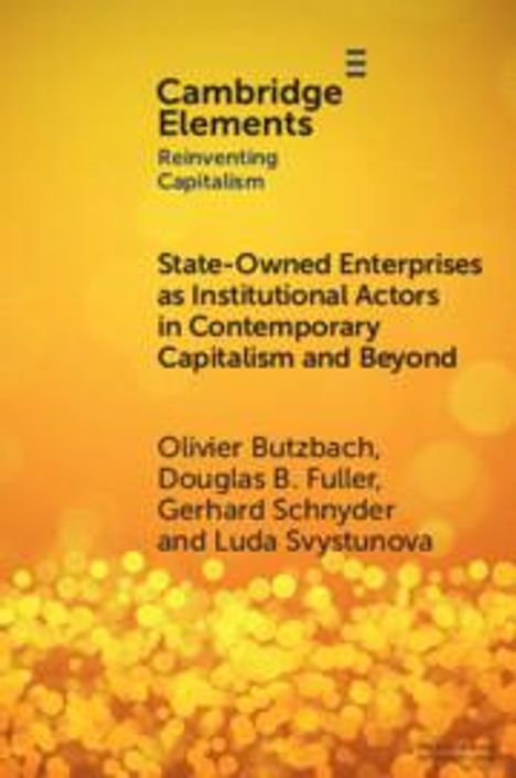 Douglas B. Fuller: State-Owned Enterprises as Institutional Actors in Contemporary Capitalism and Beyond, Buch