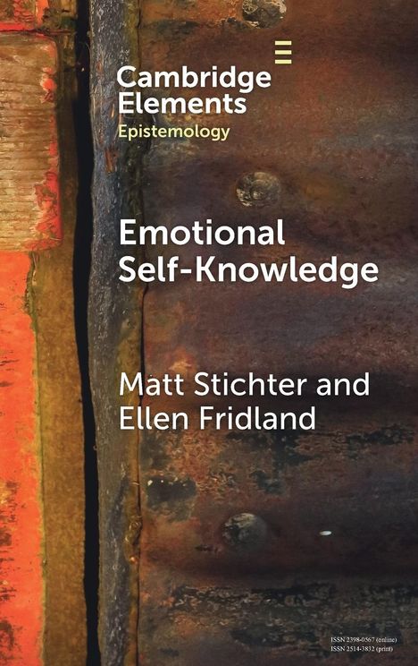 Ellen Fridland: Emotional Self-Knowledge, Buch