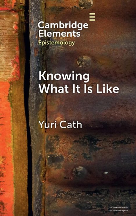 Yuri Cath: Knowing What It Is Like, Buch