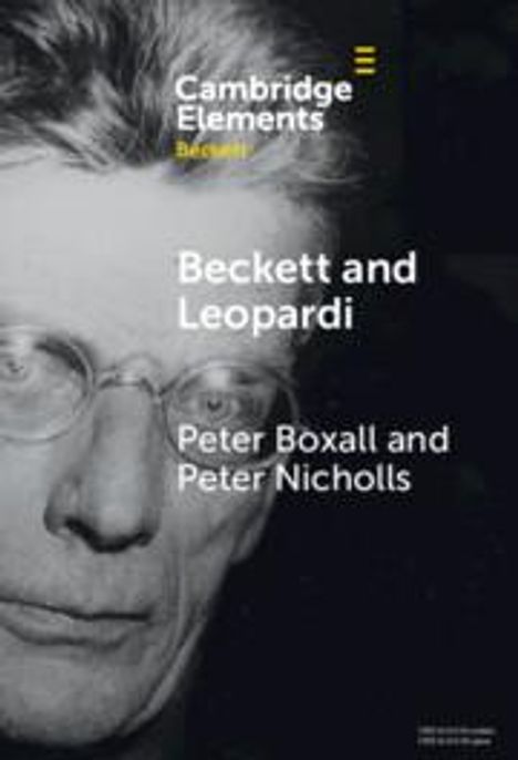 Peter Nicholls: Beckett and Leopardi, Buch
