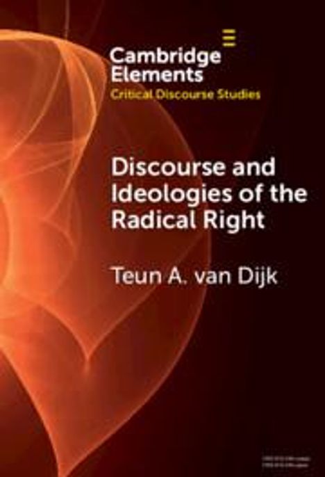 Teun A. Van Dijk: Discourse and Ideologies of the Radical Right, Buch