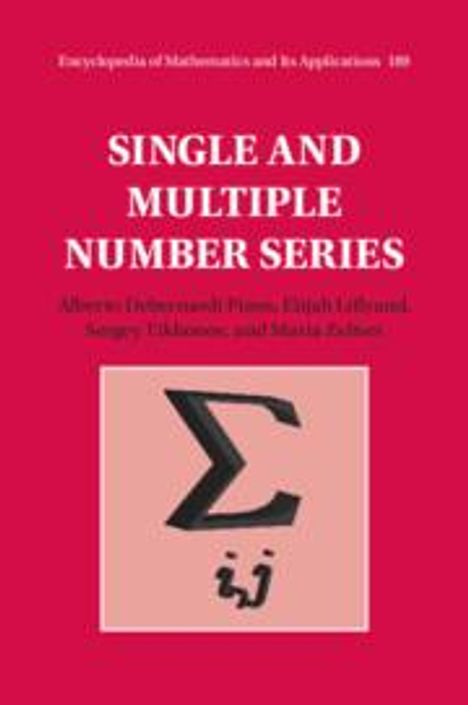 Alberto Debernardi Pinos: Single and Multiple Number Series, Buch
