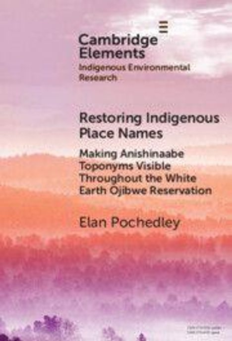 „Cambridge Elements: Restoring Indigenous Place Names“, Elan Pochedley. Nebliges Hügellandschaft in Rosa- und Lilatönen.