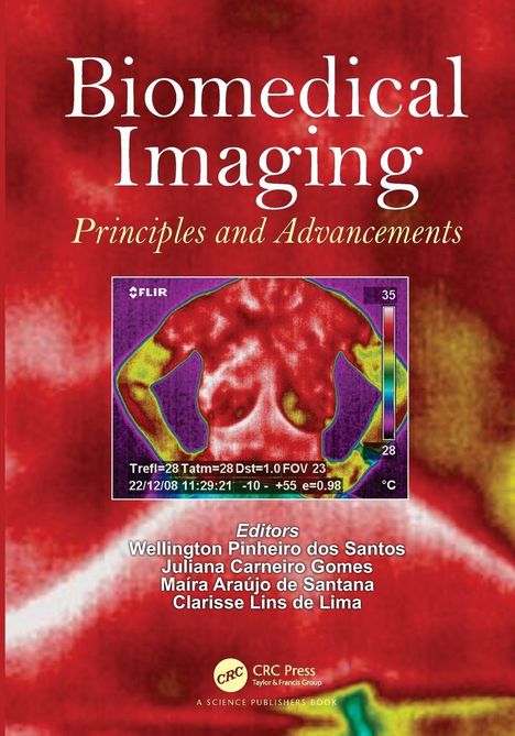 "Biomedical Imaging: Principles and Advancements" oben, farbige Thermografie eines Torsos mittig, Herausgeber unten.