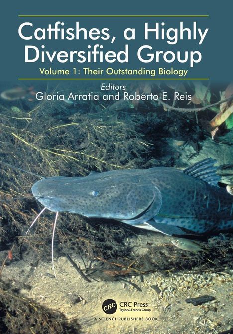 „Catfishes, a Highly Diversified Group“, Volume 1, von Gloria Arratia und Roberto E. Reis. Ein Wels im Wasser.