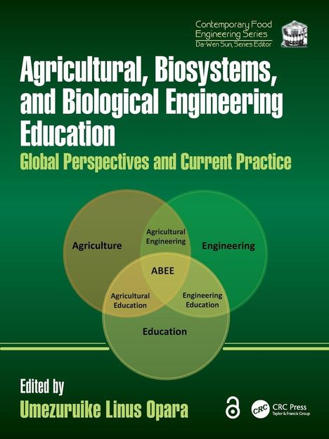 Cover eines Buches mit Fokus auf landwirtschaftliche, bio- und technische Ausbildung. Grünlich überlappende Kreise.