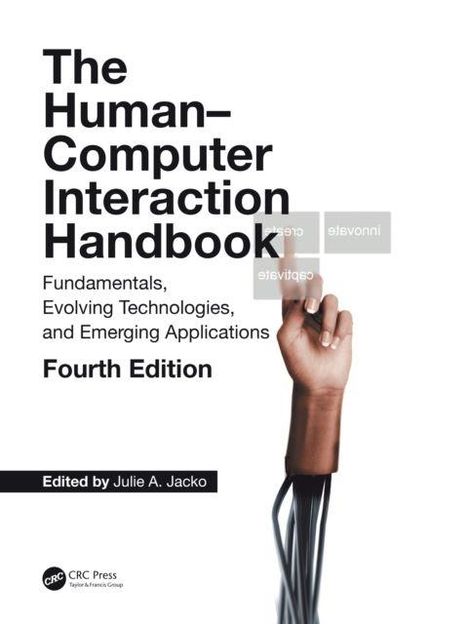 „The Human-Computer Interaction Handbook: Fourth Edition“, Hand hält Kabel, innovativ, kreativ.