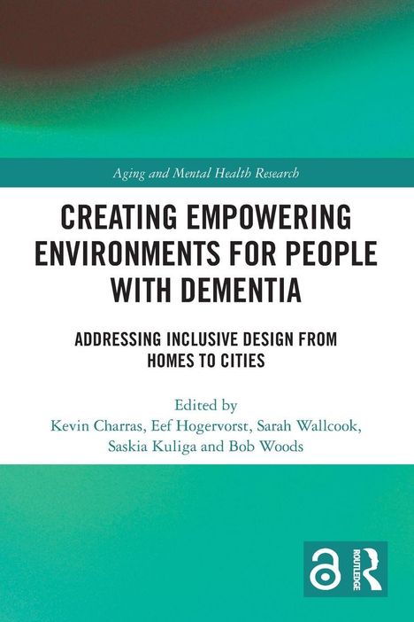 Titel: "Creating Empowering Environments for People with Dementia". Unten links ist ein Logo.