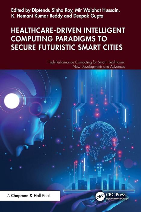Cover des Buches "Healthcare-Driven Intelligent Computing Paradigms to Secure Futuristic Smart Cities".
