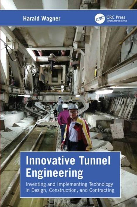 Titel: "Innovative Tunnel Engineering". Ein Ingenieur steht in einem tunellartigem Bauwerk.