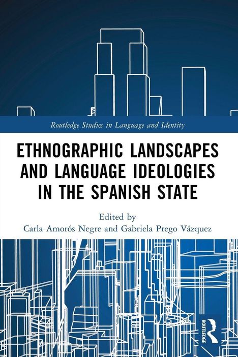 "ETHNOGRAPHIC LANDSCAPES AND LANGUAGE IDEOLOGIES IN THE SPANISH STATE" von Carla Amorós Negre & Gabriela Prego Vázquez. Diagrammartiges Gebäude.