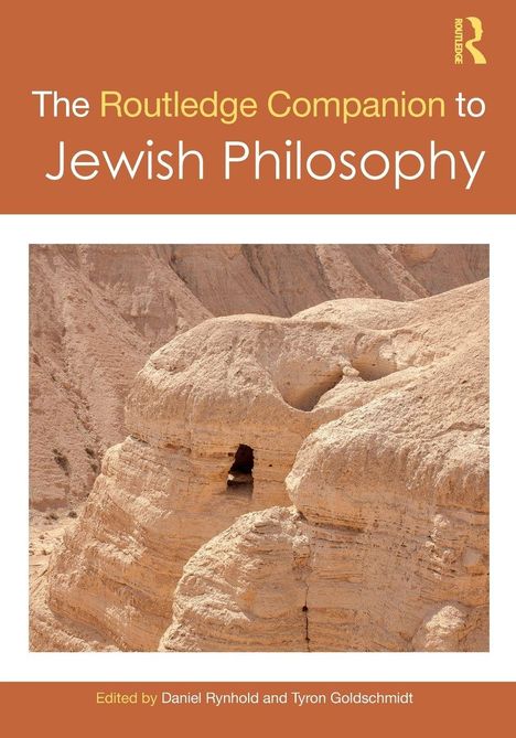 Titel: "The Routledge Companion to Jewish Philosophy". Bild: Felsenlandschaft mit Höhle.