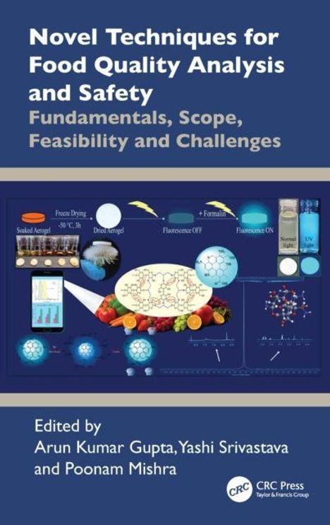 Titel: "Novel Techniques for Food Quality Analysis and Safety". Herausgeber: Arun Kumar Gupta, Yashi Srivastava, Poonam Mishra.