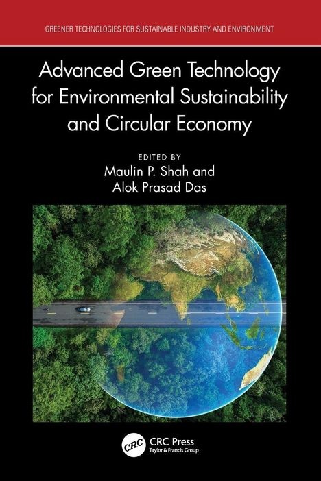Titel: "Advanced Green Technology for Environmental Sustainability and Circular Economy". Bild einer Straße durch einen Wald, die Weltkugel angedeutet.