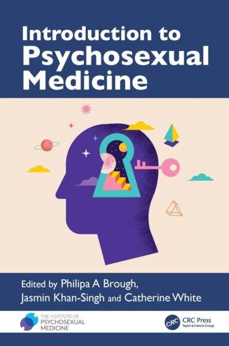 "Introduction to Psychosexual Medicine" ist der Titel. Bild einer Kopf-Silhouette mit abstrakten Formen und Symbolen darin.