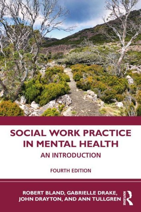 „Social Work Practice in Mental Health: An Introduction, Fourth Edition.” Naturpfad führt durch dichte Vegetation.