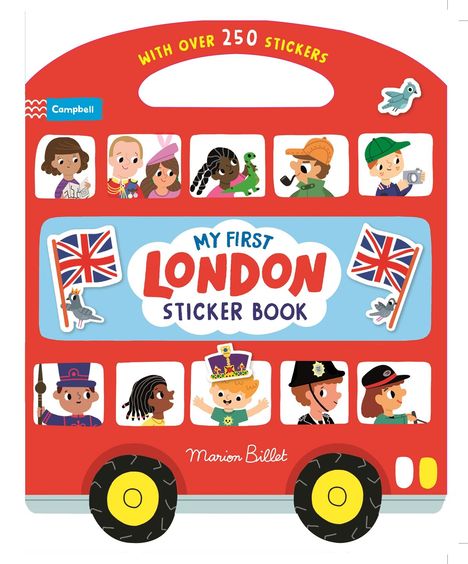 Marion Billet: My First London Sticker Book, Buch