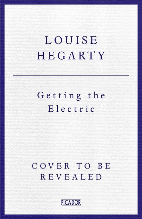 Text: "Louise Hegarty Getting The Electric". Pixelkunst-Szene mit Plattformen, Leiter, Figur und Monster.