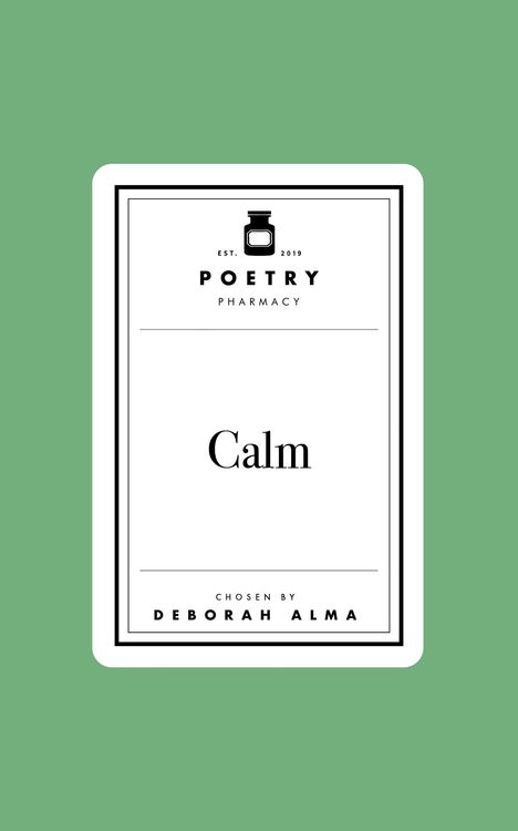 Deborah Alma: Poetry Prescription: Calm, Buch