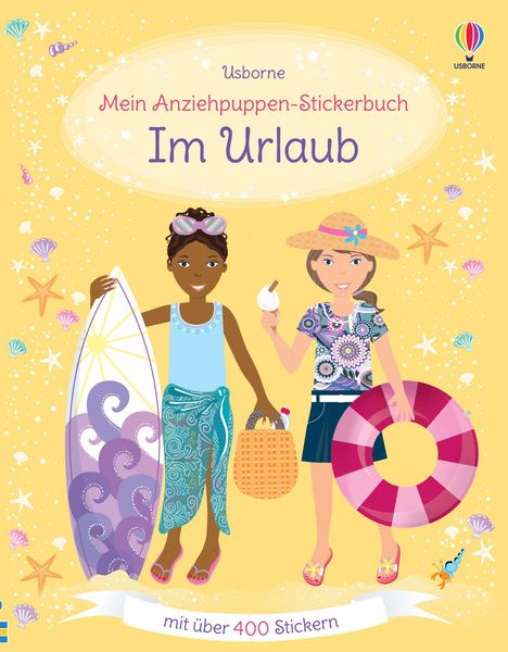 Lucy Bowman: Mein Anziehpuppen-Stickerbuch: Im Urlaub, Buch