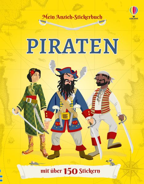 Katie Davies: Mein Anzieh-Stickerbuch: Piraten, Buch