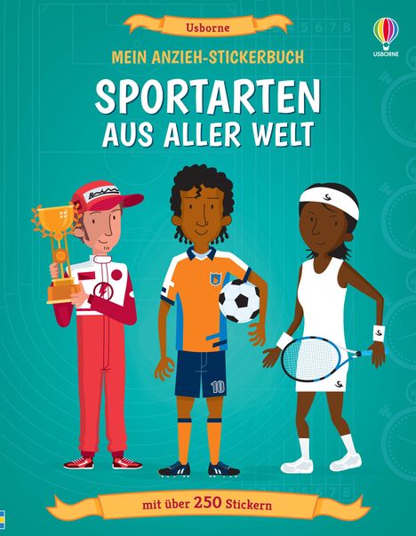 Mein Anzieh-Stickerbuch: Sportarten aus aller Welt, Buch