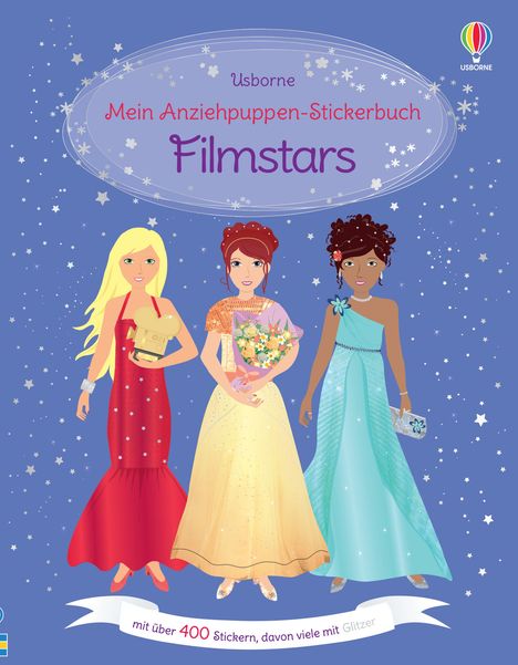 Mein Anziehpuppen-Stickerbuch: Filmstars, Buch