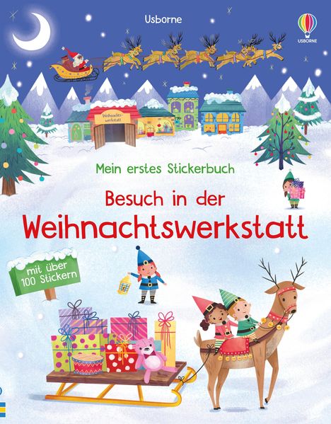 Mein erstes Stickerbuch: Besuch in der Weihnachtswerkstatt, Buch