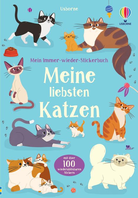 Mein Immer-wieder-Stickerbuch: Meine liebsten Katzen, Buch