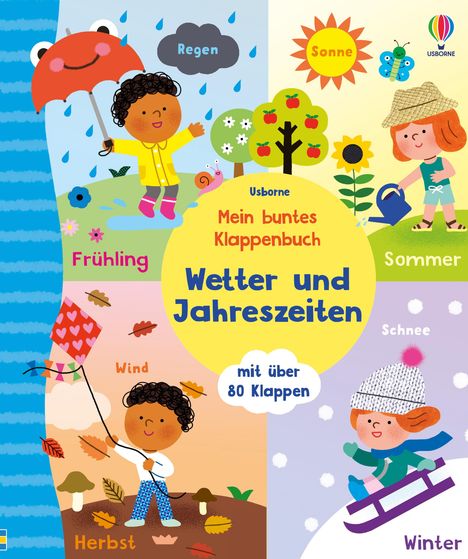 Mein buntes Klappenbuch: Wetter und Jahreszeiten, Buch