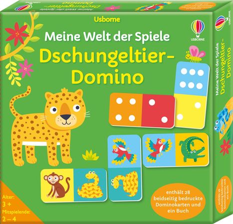 Meine Welt der Spiele: Dschungeltier-Domino, Buch