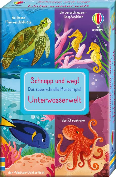 Schnapp und weg! Das superschnelle Kartenspiel: Unterwasserwelt, Buch