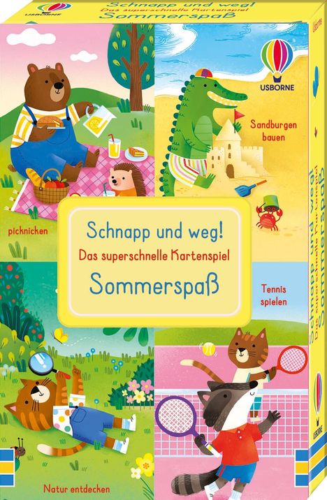 Schnapp und weg! Das superschnelle Kartenspiel: Sommerspaß, Buch