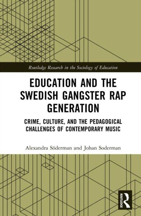 „Education and the Swedish Gangster Rap Generation“ von Alexandra Söderman und Johan Soderman. Geometrische Muster.