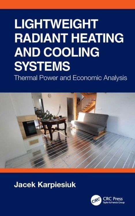 "LIGHTWEIGHT RADIANT HEATING AND COOLING SYSTEMS: Raum mit Metallboden, Tisch, Stuhl, Sofa, Treppe im Hintergrund."