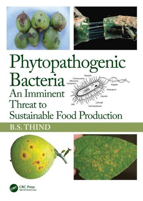 "Phytopathogenic Bacteria: An Imminent Threat to Sustainable Food Production" von B.S. Thind. Drei Fotos von befallenen Pflanzen.
