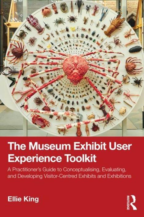 „The Museum Exhibit User Experience Toolkit“ von Ellie King. Kunstvolle Anordnung von Insekten in Spiralen.