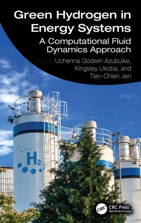 „Green Hydrogen in Energy Systems: A Computational Fluid Dynamics Approach“. Industrieanlage mit Bäumen.