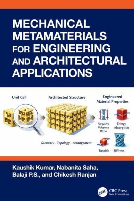 "Mechanical Metamaterials for Engineering and Architectural Applications." Diagramme zeigen Materialstrukturen und Eigenschaften.
