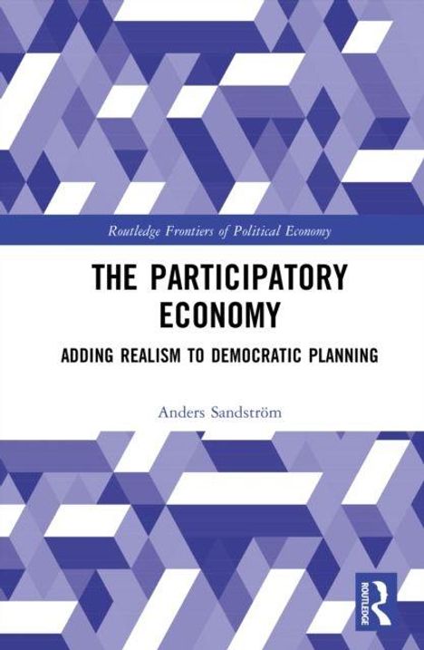"The Participatory Economy: Adding Realism to Democratic Planning" von Anders Sandström. Geometrisches Muster in Blau.