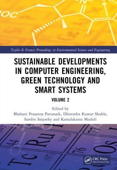 Titel: Sustainable Developments in Computer Engineering, Green Technology and Smart Systems, Volume 2. Gelb-blaues Design.