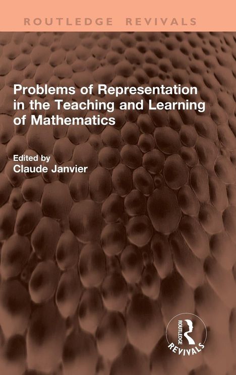 "Problems of Representation in the Teaching and Learning of Mathematics" von Claude Janvier. Strukturierte Oberflächentextur.