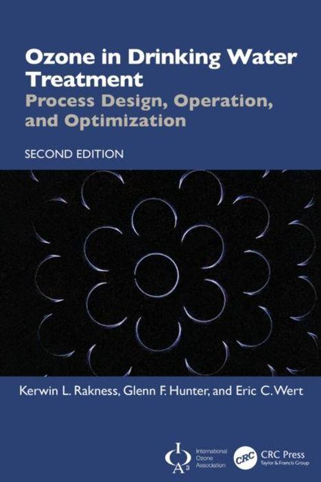 "Ozone in Drinking Water Treatment: Process Design, Operation, and Optimization, SECOND EDITION." Abstrakte Kreise.