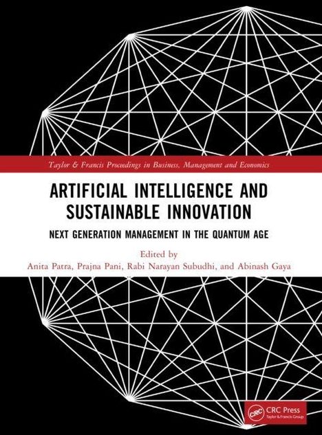 "Artificial Intelligence and Sustainable Innovation"; Thema: Management in der Quantenzeit; Schwarz-Weiß-Muster.