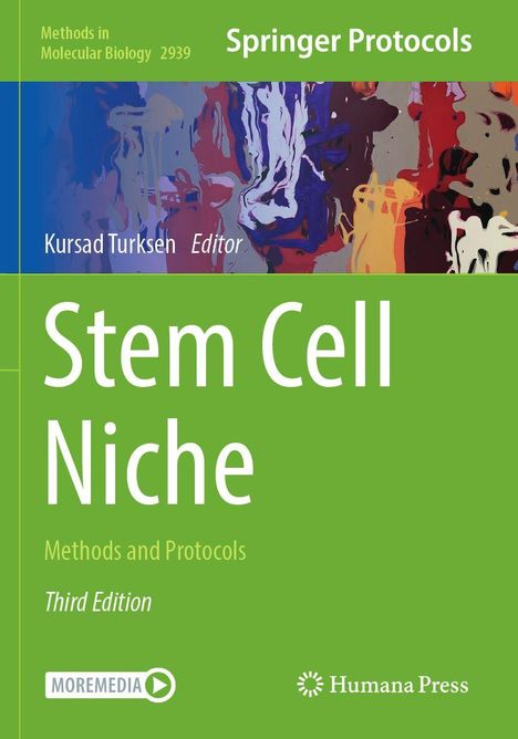 "Stem Cell Niche, Methods and Protocols, Third Edition" ist in Grün, mit einem abstrakten Hintergrund.